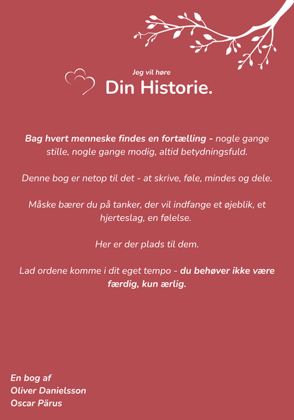 Jeg Vil Høre Din Historie - En dag vil jeg måske vide alt, men da kan det være for sent.